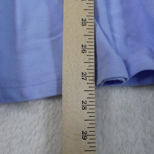 The Childrens Place Dress Girls Medium 7/8 Blue Pique Polo Cotton Short Sleeve - Picture 6 of 13