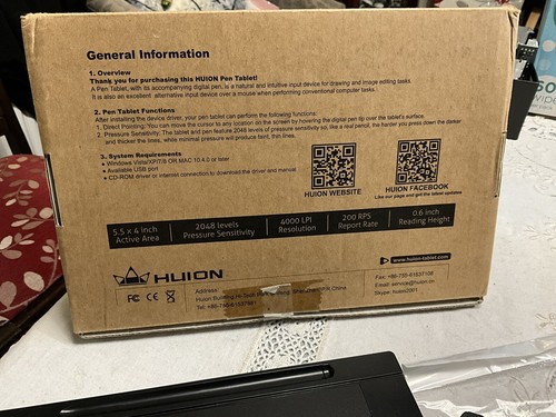 TABLETTE STYLO HUION MODÈLE : 540. BOITE - Photo 7/7