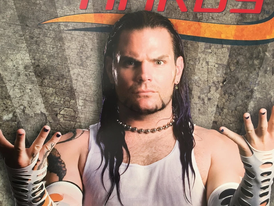 PÓSTER DE LUCHA LIBRE MUNDIAL, JEFF HARDY, 2008 CON LICENCIA OFICIAL Foto 3 de 4