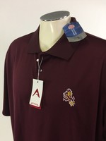 Arizona State Sun Devils Embroidered Polo Shirt Xl Maroon Asu Mens Golf Arizona State Sun Devils Embroidered Polo Shirt Xl Maroon Asu Mens Golf