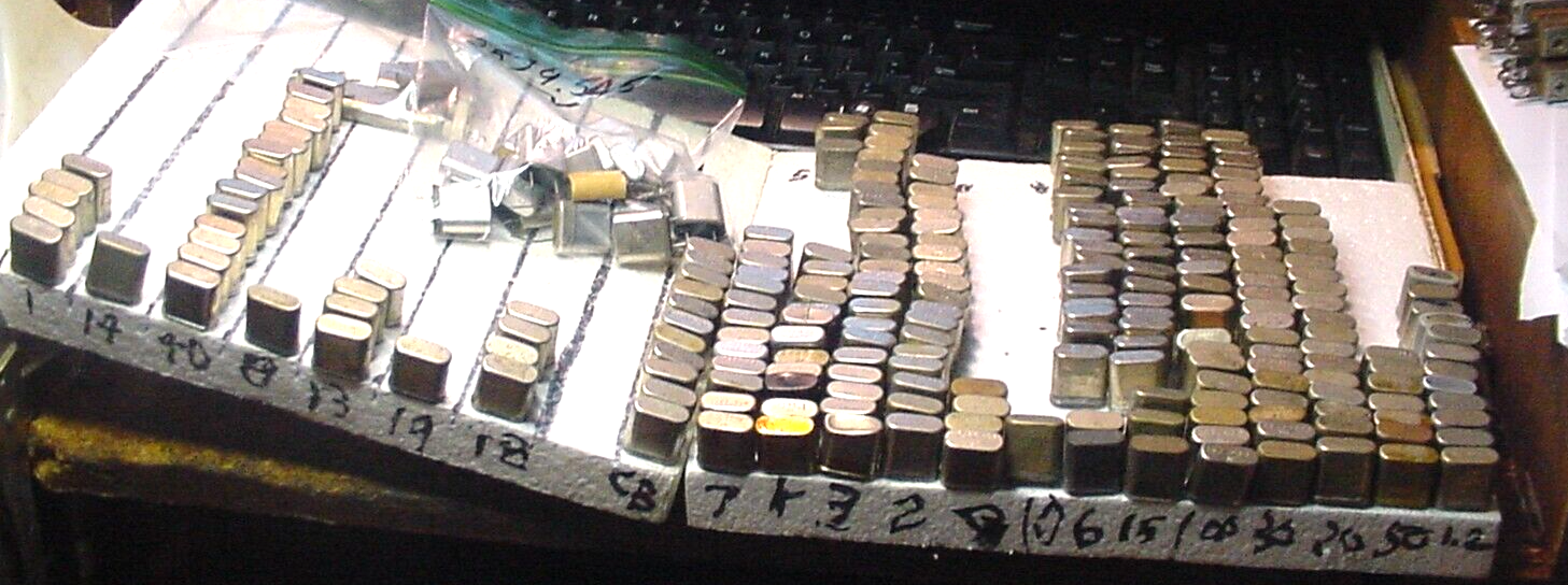 OS 1220 Many Mfg's FT243 Mil Z123 Ham Radio Quartz Crystals 1/2