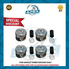 JAGUAR XE XF F-PACE E-PACE 2.0 D PISTON FULL SET WITH RINGS 204DTD - STD X 4