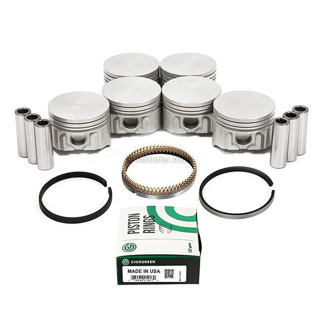 Pistons w/ Rings fit 91-02 Ford Ranger Taurus Mazda Mercury 3.0L VULCAN - Image 2 of 4