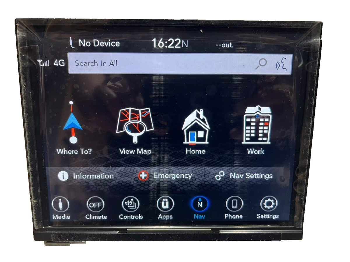 2018-2024 Dodge Charger Challenger Radio Navigation Multi Media