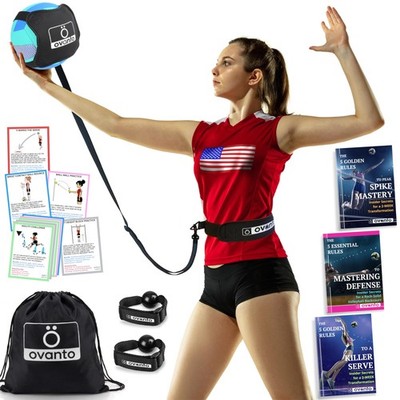 Volleyball Training Equipment Aid   Adjustable Practice Hitting Rebounder in ...