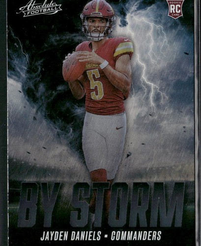 Jayden Daniels #BS-JDS — 2024 Panini Absolute By Storm football card