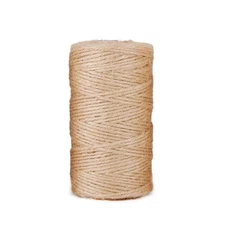100 Yard Twine String for Crafts Gardeners DIY Jute Rope Natural