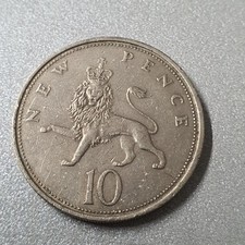Moneta 10 New Pence Wielka Brytania 1968 - stan jak na zdjęciach