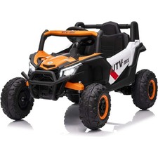 12V Kids Ride On Car,UTV Truck with Remote Control,4WD/2WD Switchable,Electric V