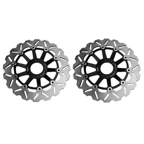 For Honda RS 125R CBR 600F CBR900RR VTR1000F Pair Front Brake Discs Rotors - Picture 5 of 7