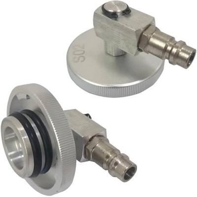 Bremsflüssigkeitsbehälter Adapter Aluminium Euro-Spitze Bremsenentlüfter PKW