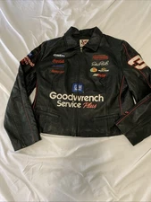 Dale Earnhardt Jr. Jeff Hamilton VTG Racing Collection Leather Jacket Boys XL
