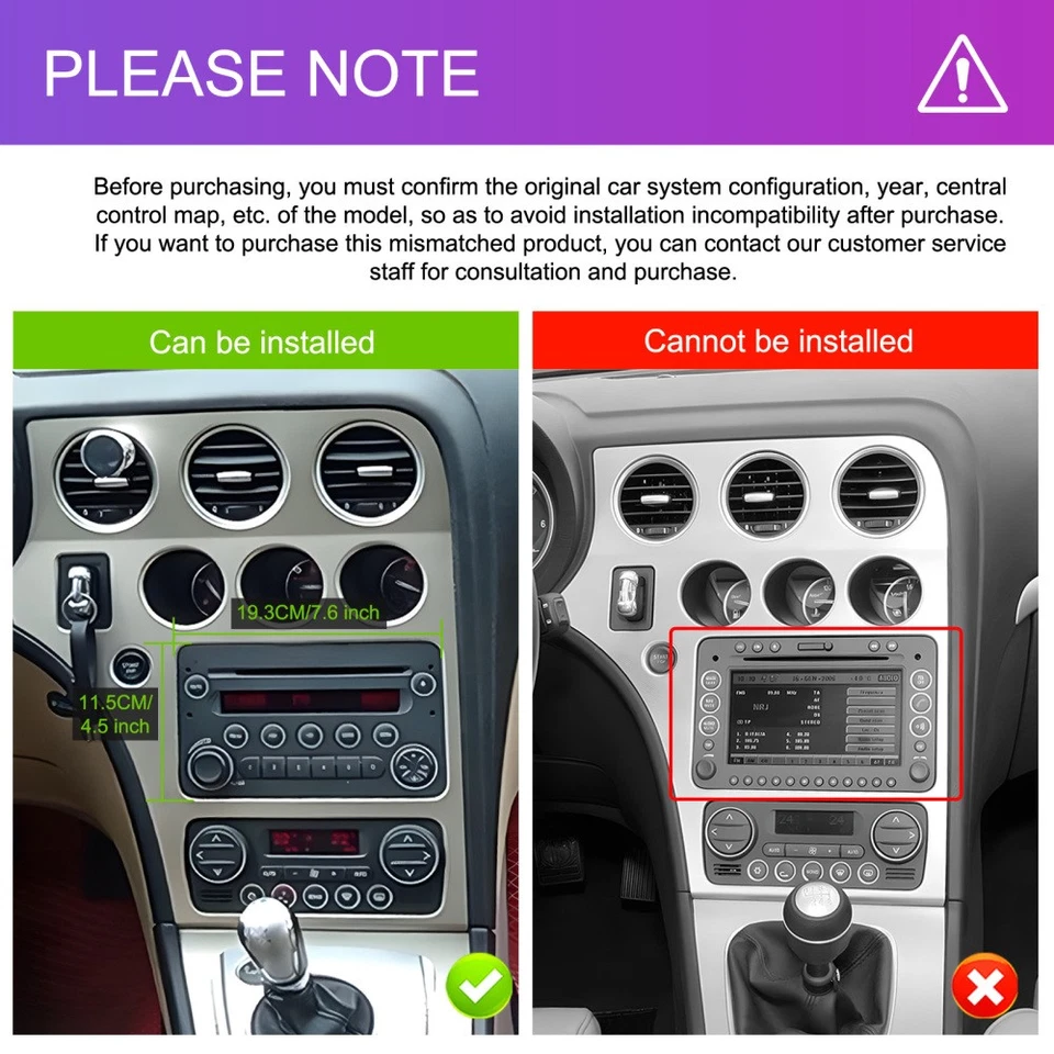 Autoradio Android 15 Carplay GPS NAVI BT Für Alfa Romeo 159 Sportwagen 2004-2011 - Bild 4 von 4