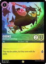 Lorcana FOIL Goons - Maleficent's Underlings - The First Chapter 179
