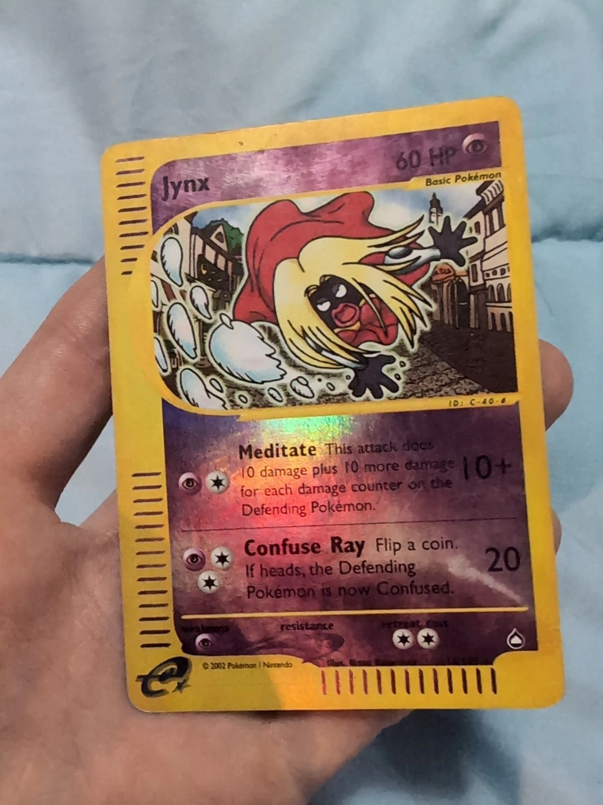 Jynx 18/147 Aquapolis 2002 Reverse Holo Rare Pokémon Card TCG