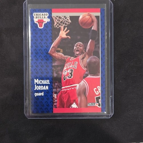 Fleer 1991-92 Michael Jordan Chicago Bulls #29 Basketball Card