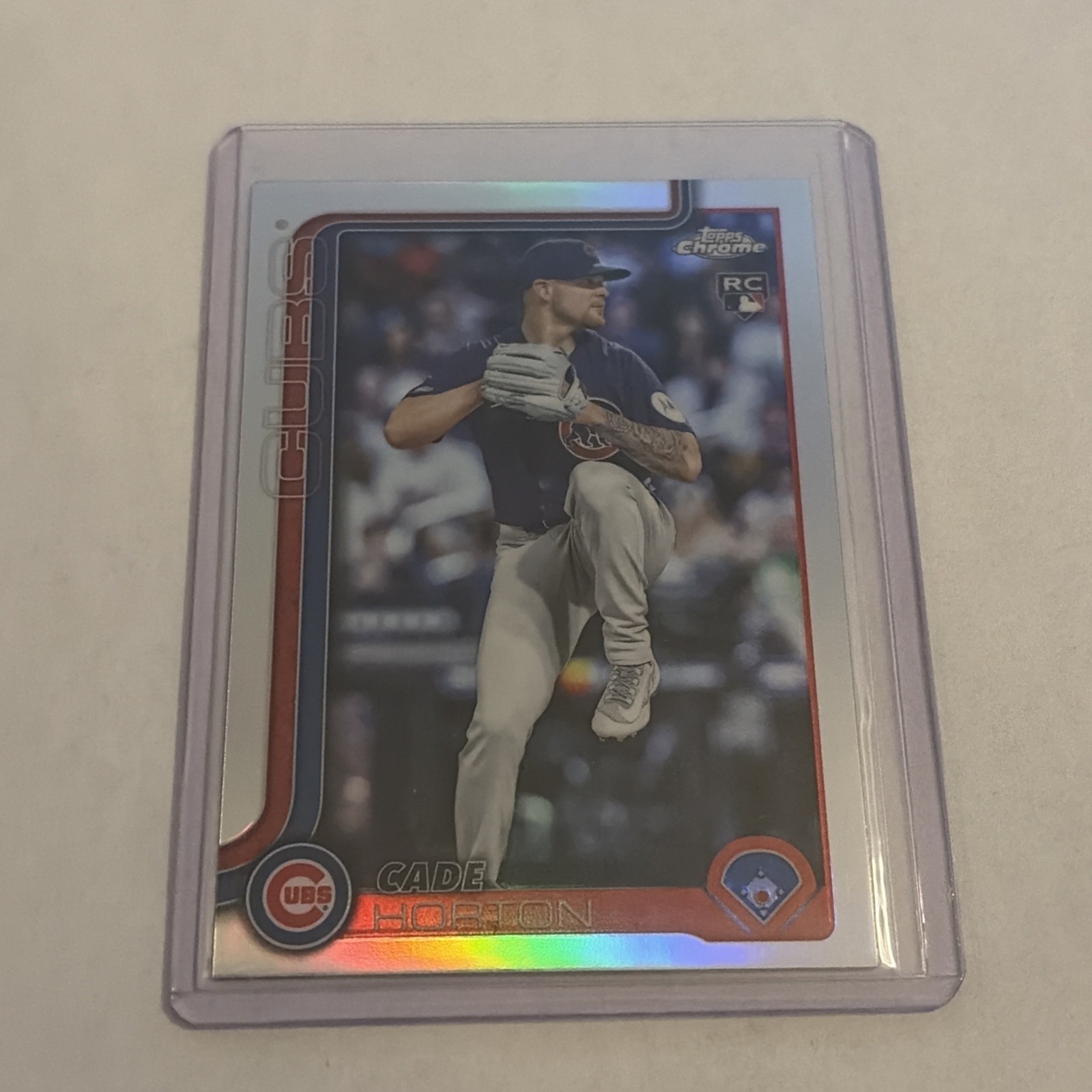 2025 Topps Chrome Update Cade Horton Rookie Card Refractor #USC63