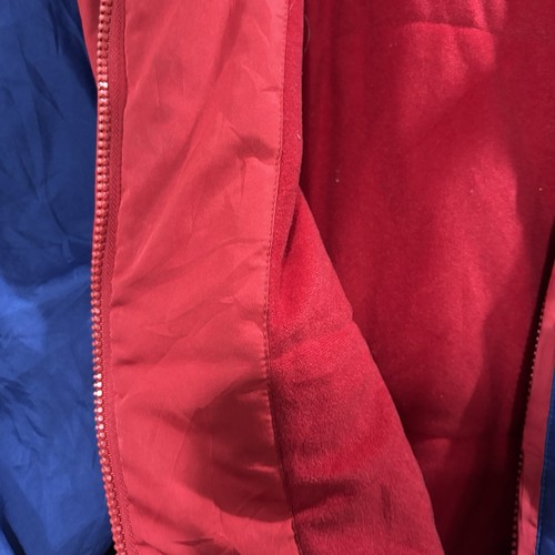 Vintage 90s REEBOK New York Giants Pullover HOODIE Puffer Jacket Coat 2XL XXL - Picture 10 of 10