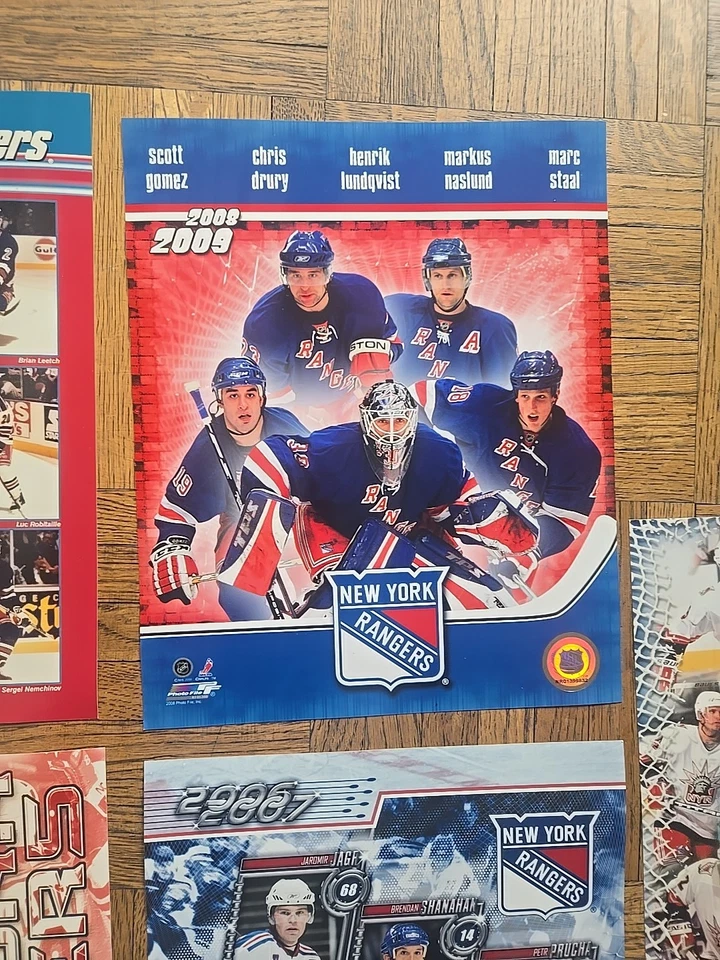 De colección New York Rangers 1998/99 (Gretzky) y más fotos de collage compuestas del equipo (7) Foto 4 de 4