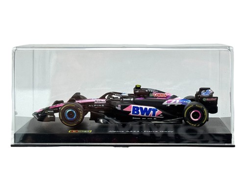 BBURAGO FORMULA 1 ALPINE A524 #10 GASLY 1:43 38220 + ACRYLIC CASE DIE CAST NEW - Picture 4 of 6