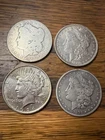 Cleaned Silver Dollar Lot of 4 🇺🇸