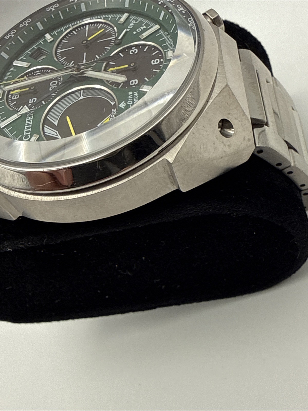 Citizen Promaster Tsuno Chrono Racer Green Dial Titan… - Gem