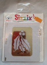 Sizzix Simple Impressions Embossing Folder. Christmas Holly Berries. 38-9547