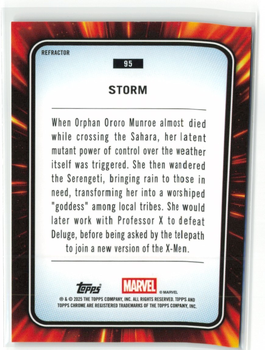 2025 Topps Marvel Chrome Storm #95 Refractor | eBay