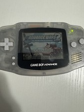 Nintendo Game Boy Advance AGB-001 Transparent Blue Handheld Game Console (No Bat