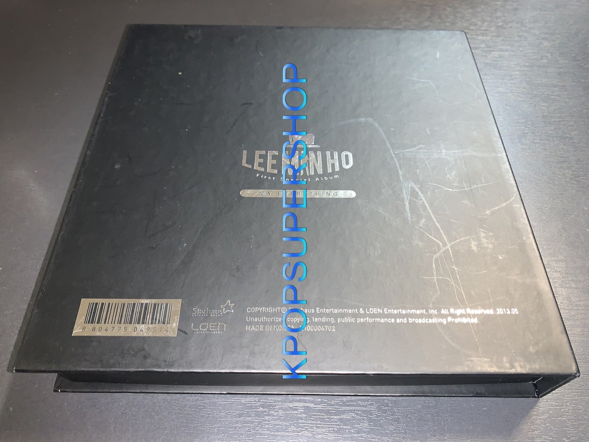 Lee Min Ho 1st Special Album My Everything CD DVD Photobook