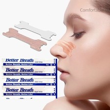 NASAL STRIPS Breathe Nose Better Reduce Snoring Right Sleep Now Apnea Adhesive