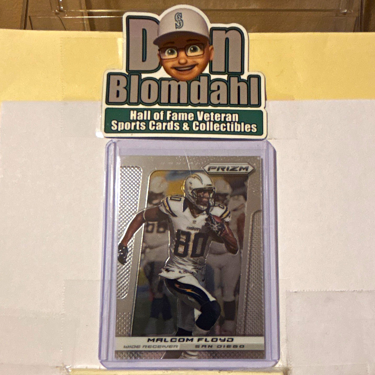 2013 Panini Prizm Malcom Floyd Prizm #124 San Diego Chargers Football