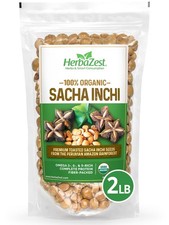 Sacha Inchi Seeds 2 LB - USDA Organic, Vegan, Non-GMO, Gluten-Free - Ideal