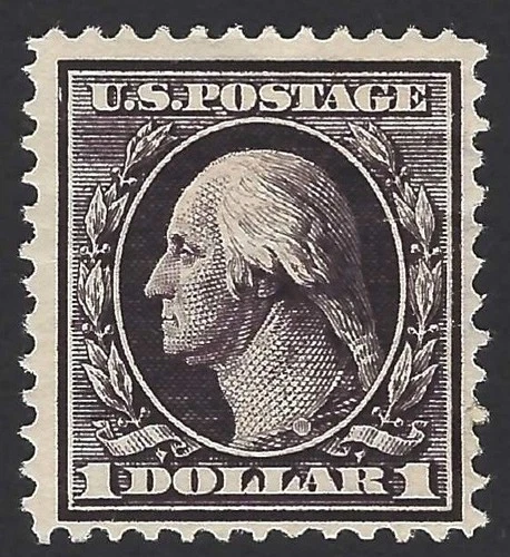 SWFLStamps Sc # 342 - p. 12 - $1 Washington - Mint OG H           $450  (G-1490)