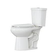 HOROW Two-Piece Toilet Elongated Bowl Dual Flush 1.1/1.6 GPF 19 Inch Tall Toilet