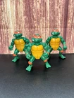 (3) Vintage 1988 Teenage Mutant Ninja Turtles "Michelangelo" TMNT Playmates *LOT