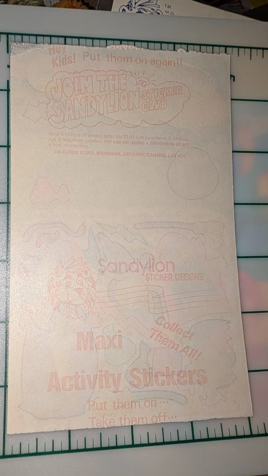 Adesivos vintage Sandylion bruxas e bruxos maxi folha de atividades LEIA  - Imagem 2 de 4