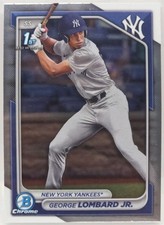 George Lombard Jr 2024 Bowman Chrome 1st #BCP-79 Yankees RC