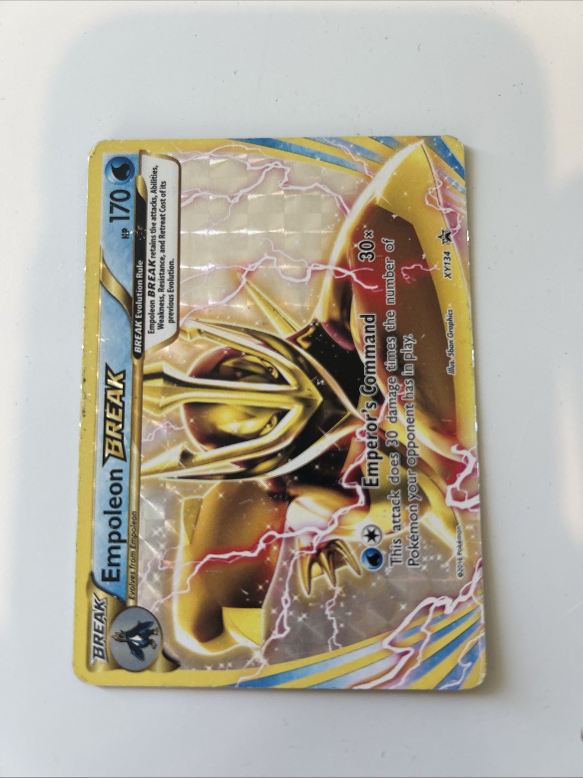 Empoleon Break - XY134 - Pokemon XY Promo Ultra Rare Card MP
