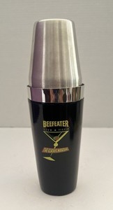 Beefeater Gin “ Live A Little”Stainless 2 Piece Martini Cocktail Shaker SALE!