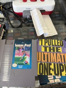 1987 FCI Nintendo NES Lunar Pool Game CIB