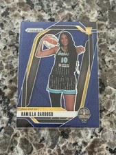 2024 Panini Prizm WNBA #149 Kamilla Cardoso Blue Velocity Prizms