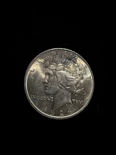 1924 $1 Peace Dollar Gem BU!!