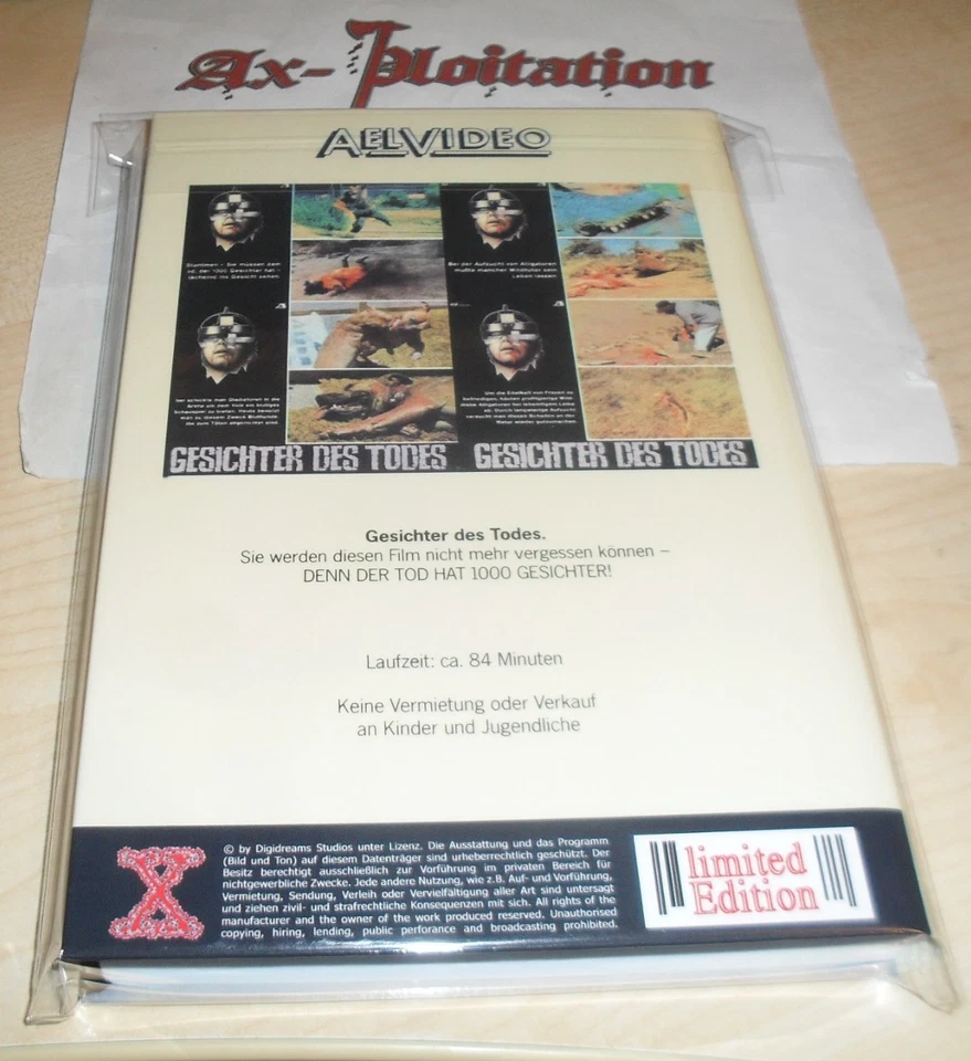 Gesichter des Todes - Große Hartbox / X-rated - Limitierte Blu Ray NEU - Bild 2 von 4