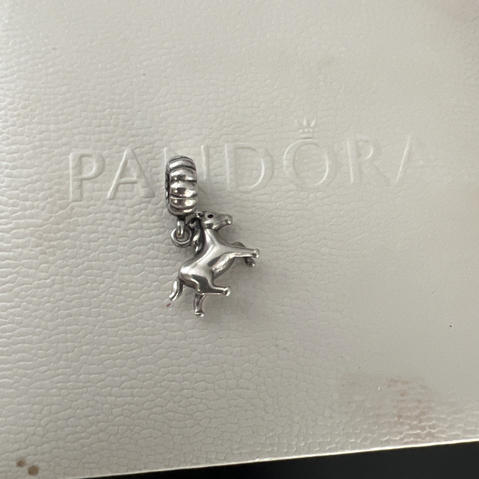 Pandora Sterling Silver Free Spirit Horse Dangle Charm Bead 791099