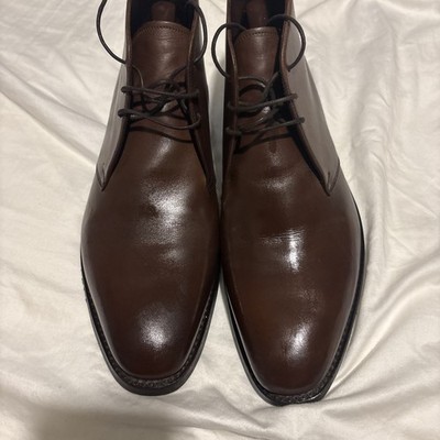 Loake 1880 Classic Leather Lace up Chukka Boots Men's Sz 10 Dainite Sole