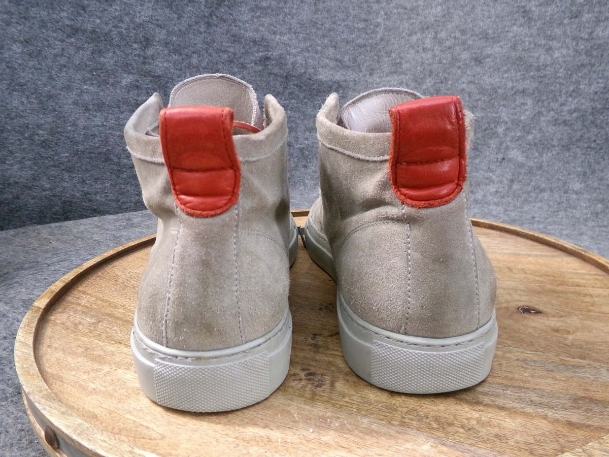 Del Toro Shoes Mens 12 Leather Gray Chukka Sneaker Boot Made 