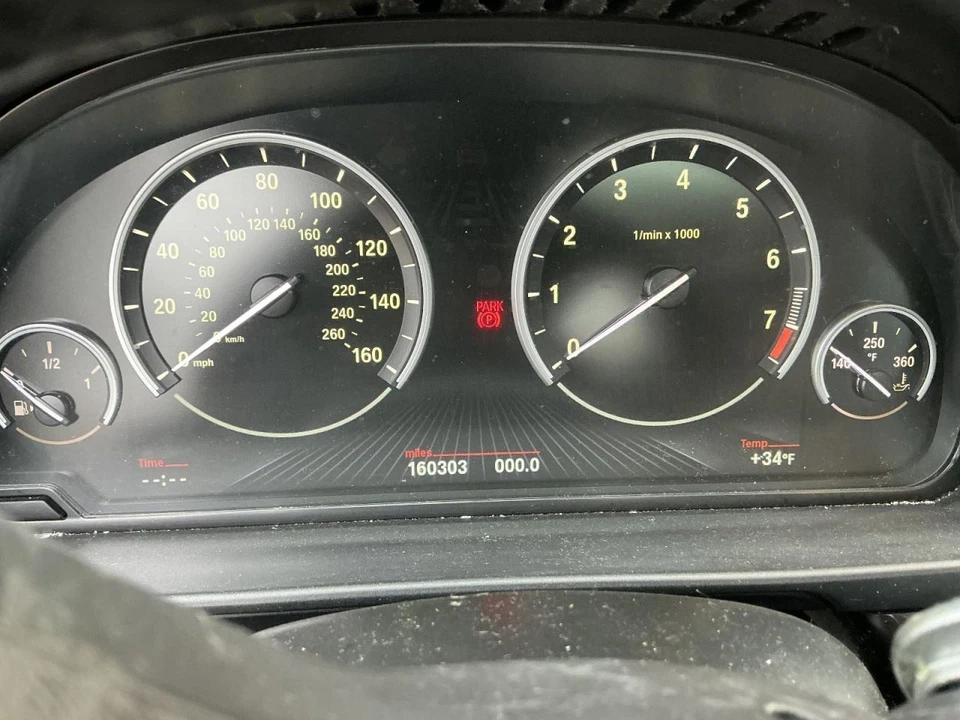 Passenger Right Rear Seat Belt Gray Second Row Fits 2014 BMW 535i 809128 Foto 3 de 4