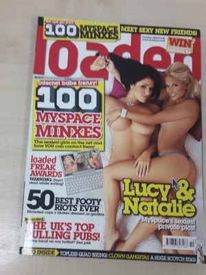 Loaded Magazine Lucy Pinder & Natalie Oxley, Sophie Howard October 2006