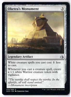 Oketra's Monument AKH 233 Magic: The Gathering UC NM